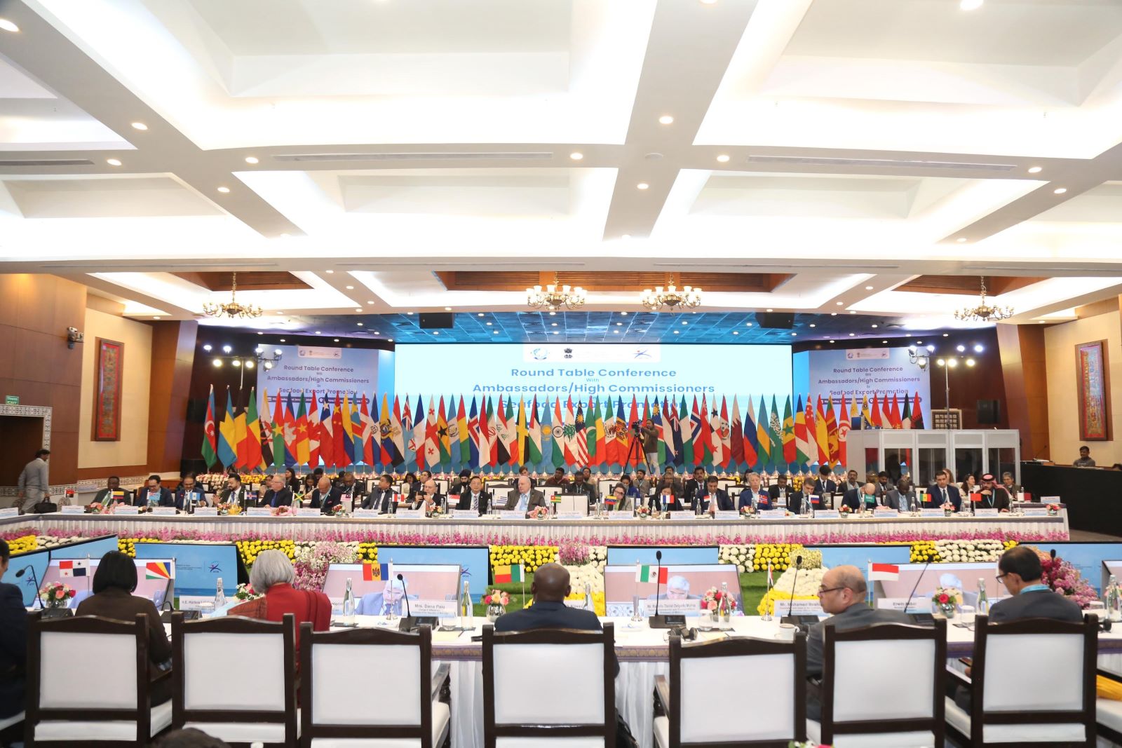 A round table conference with Ambassadors on Fisheries Sector organised in New Delhi